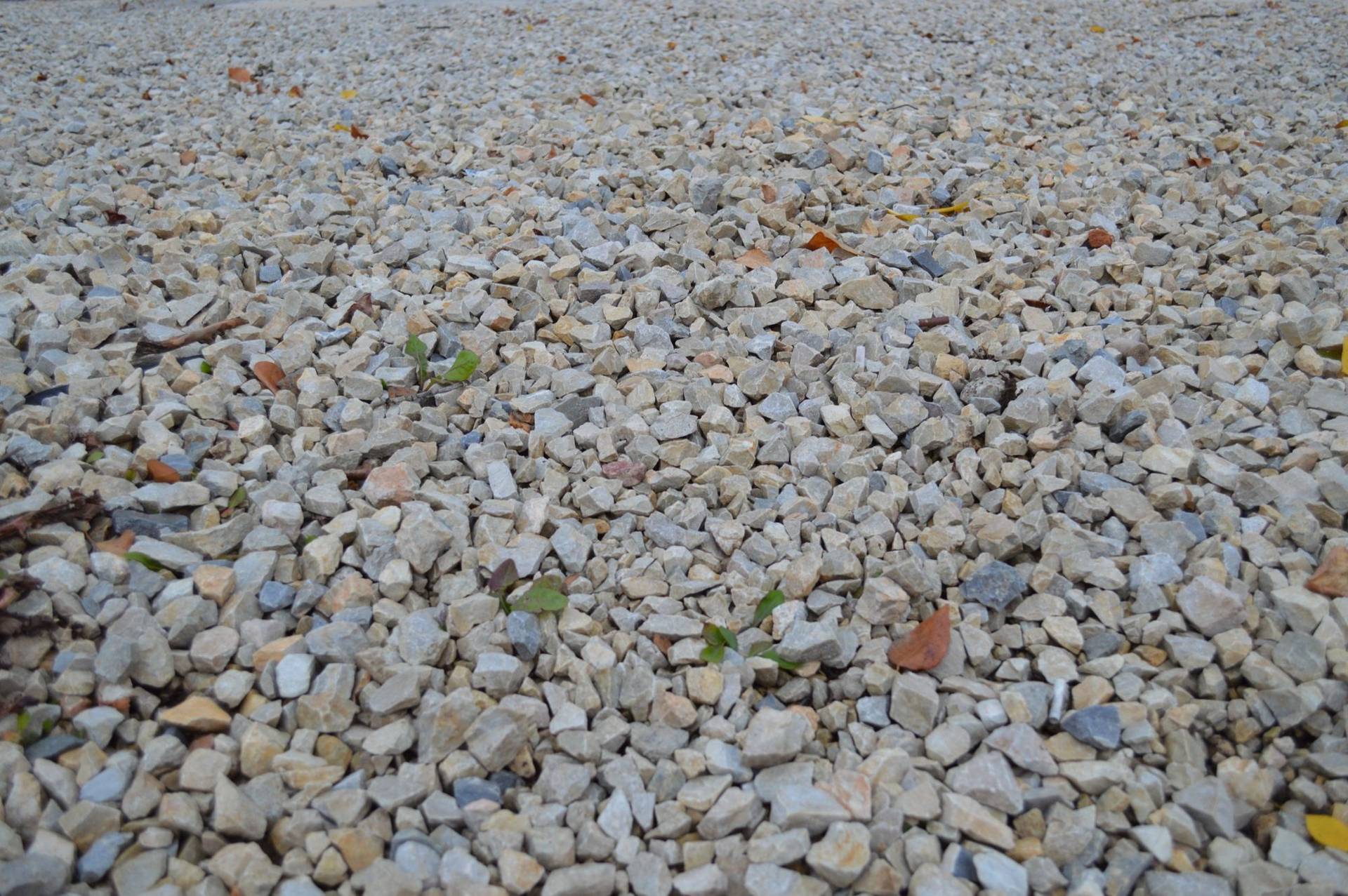 Crushed stone, close up